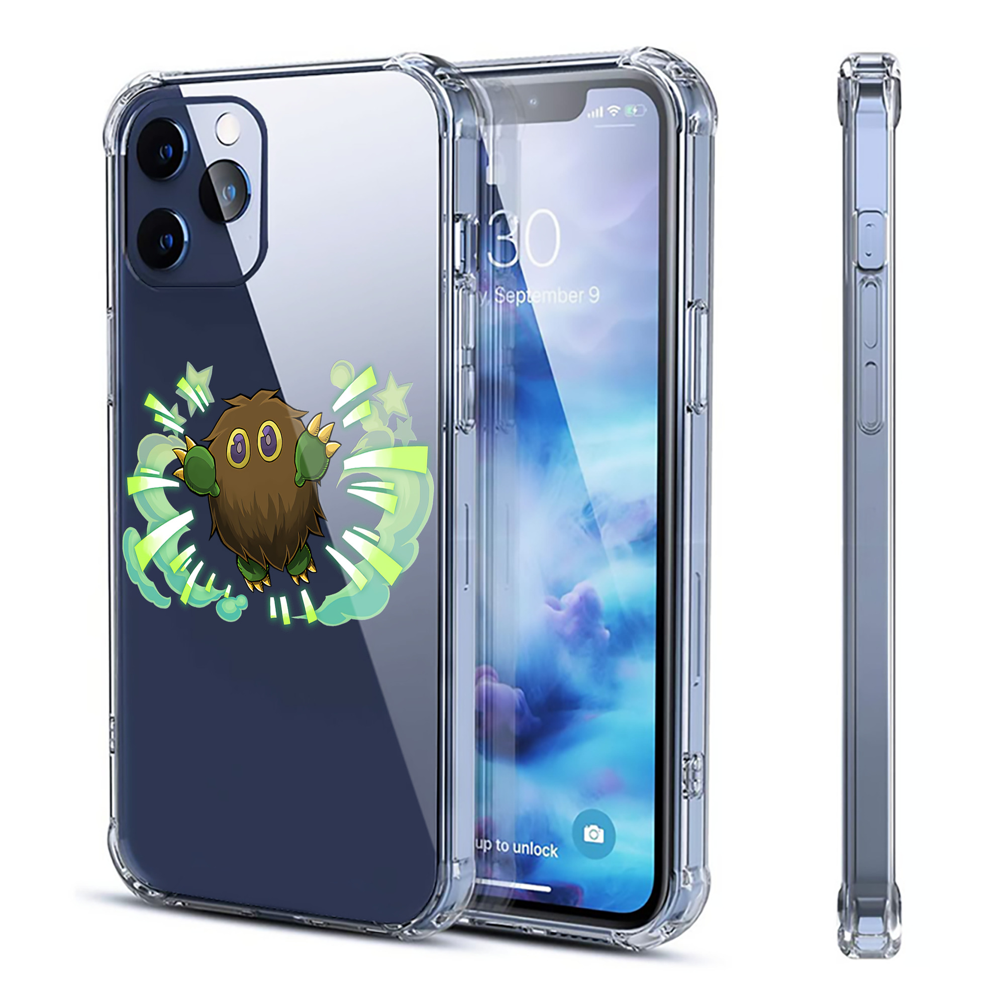 （画像用） 遊☆戯☆王 Yu-Gi-Oh! 【iPhone 12シリーズ対応】透明スマホケース（クリアソフトケース）